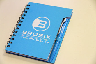 Брандиране на тефтер и химикал Brosix