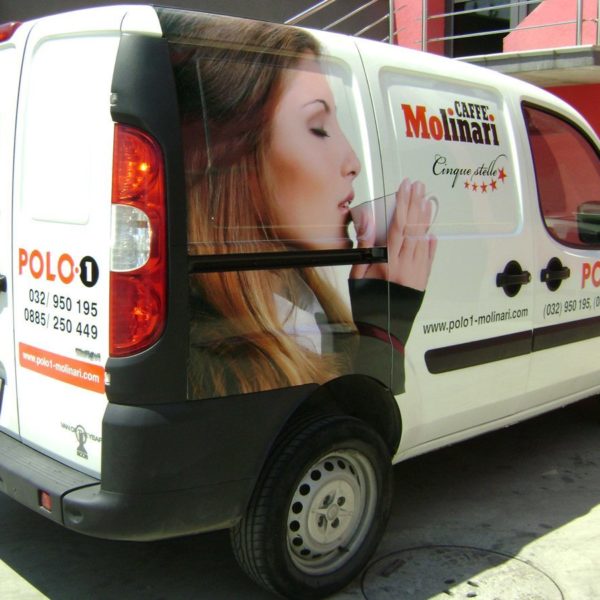 Effective vehicle branding – Molinari Effective vehicle branding - Molinari