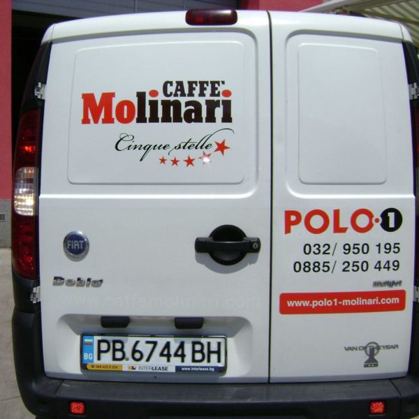 Durable self-adhesive film for lasting vehicle branding Durable self-adhesive film for lasting vehicle branding