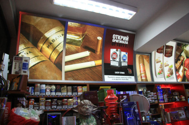 Светещи реклами от плексиглас, Non-stop Tabac