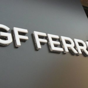 Плексигласови букви сандвич за магазин Mito, Пловдив Плексигласови букви сандвич за магазин Mito, Пловдив