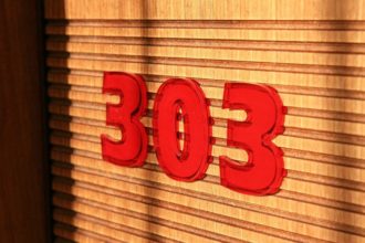 Plexiglass signs for hotel room number - Hotel Sezoni