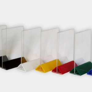 Стойки за брошури, менюта и реклами