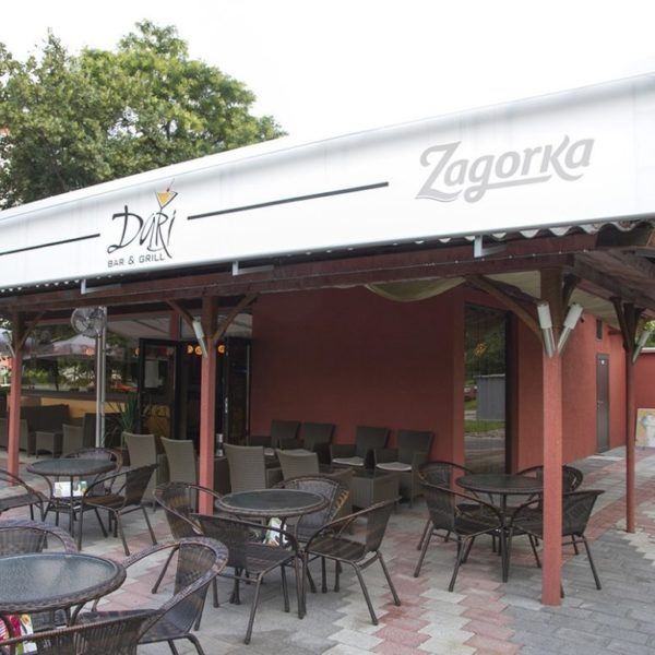 Табела за заведение Dari, изработена с винил, светодиоди, алуминиеви профили