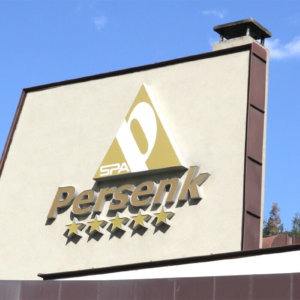 Hotel Persenk, контражурно светещи обемни букви Hotel Persenk, контражурно светещи обемни букви