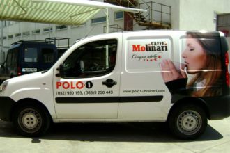 Vehicle wrapping for Molinari - Media Design