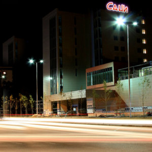 Светещи обемни букви за хипермаркет Сани