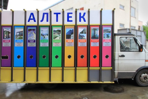 Truck branding - sign making company Media Design