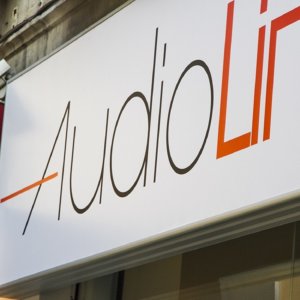 Illuminated sign Audio Line