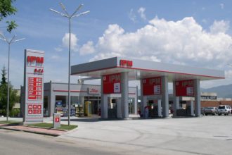 Full branding of IPM Petrol Station