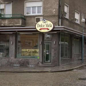 Illuminated acrylic sign for Dolce Mela Illuminated acrylic sign for Dolce Mela