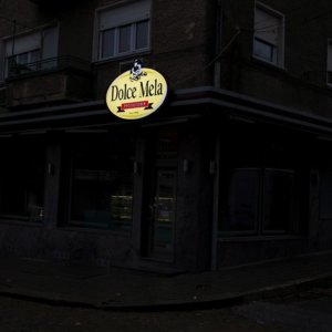 Dolce Mela illuminated acrylic sign with G.O.Q. LED lighting Dolce Mela illuminated acrylic sign with G.O.Q. LED lighting