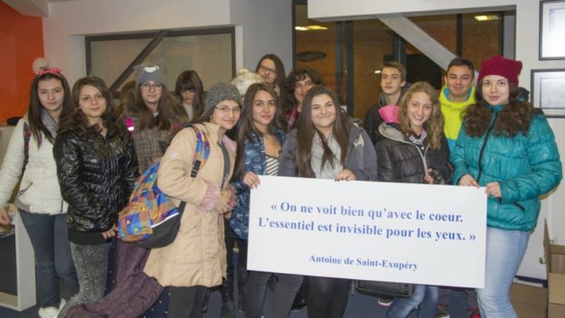 Осмокласници от ФЕГ на посещение в Медия Дизайн