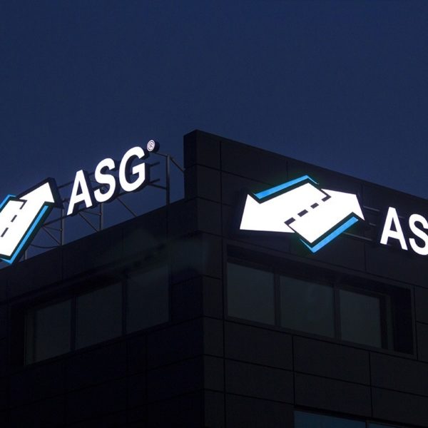 ASG illuminated channel letters ASG illuminated channel letters