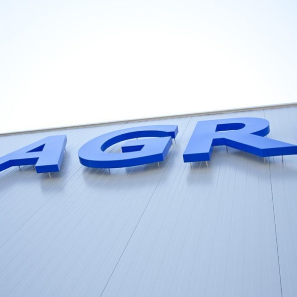 Acrylic channel letters Agri Acrylic channel letters Agri