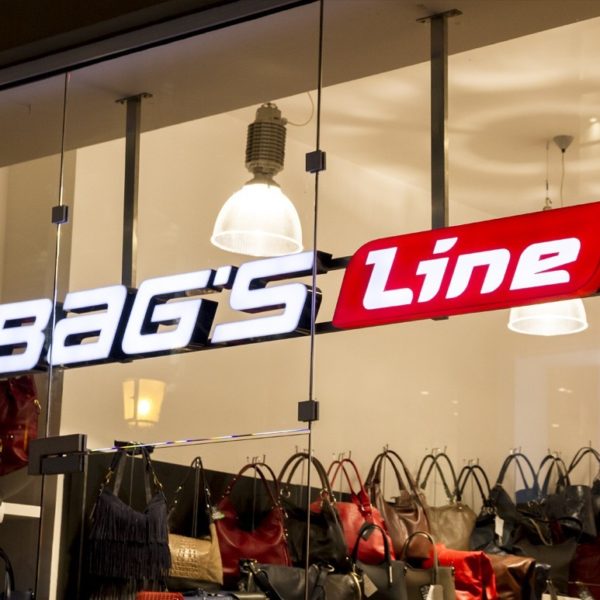 Bags Line channel letters Bags Line channel letters