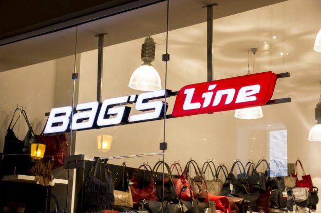Bags Line channel letters