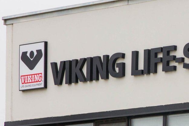 Viking Life saving equipment acrylic channel letters
