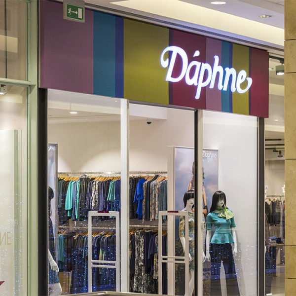 illuminated channel letters Daphne