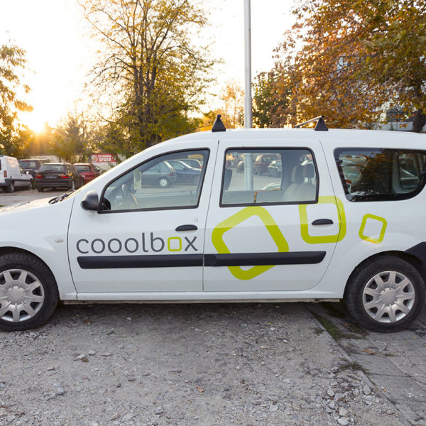 Branding Cooolbox car wrap Branding Cooolbox car wrap