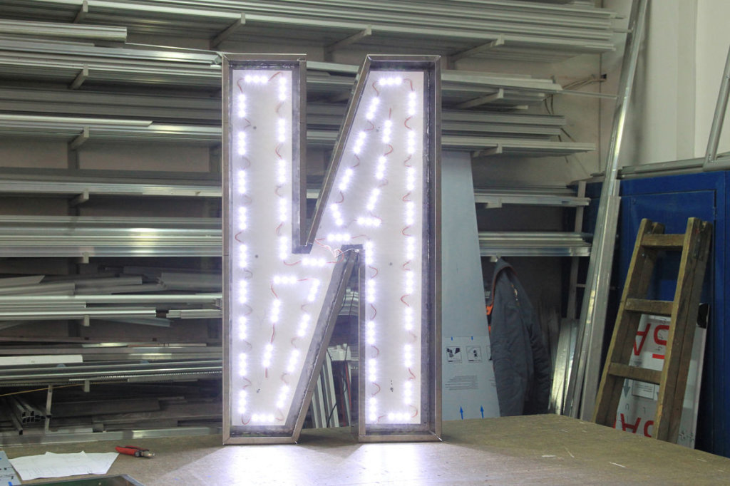 Illuminated channel letters