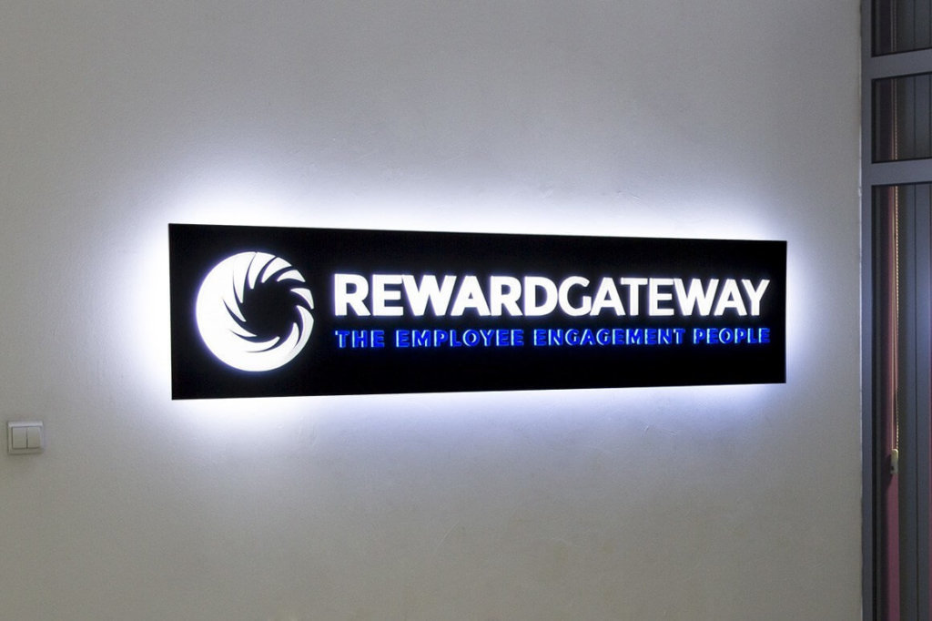 Embedded channel letters - RewardGateway