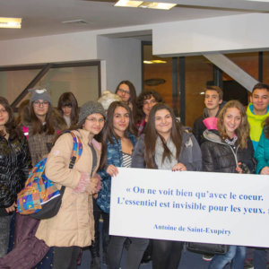 Ученици от Френската езикова гимназия в Пловдив в Медия Дизайн