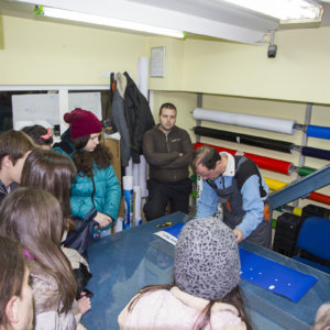 Осмокласници от ФЕГ Пловдив на гости в Медия Дизайн