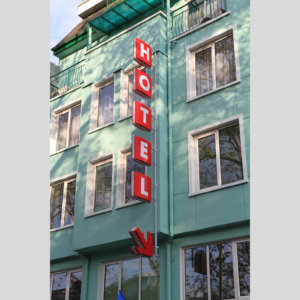 Acrylic signs with G.O.Q. LED lighting – Noviz Hotel Acrylic signs with G.O.Q. LED lighting - Noviz Hotel