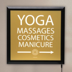 Здрава и дълготрайна светеща табела с алуминиеви снап рамки