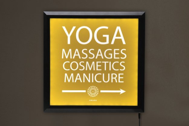 Illuminated advertising sign