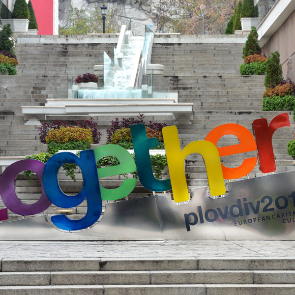 Channel letters TOGETHER