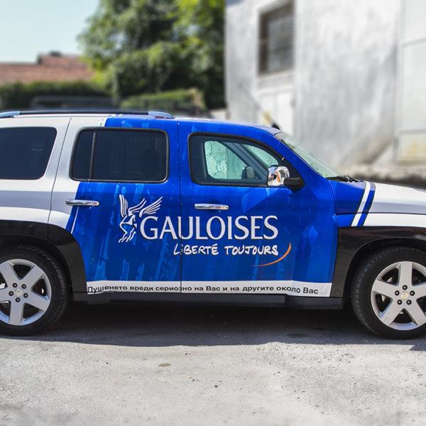 SIXT Chevrolet Gauloises car wrap