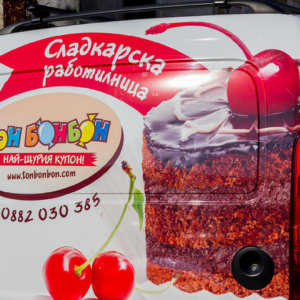 Vehicle wrap Ton Bonbon