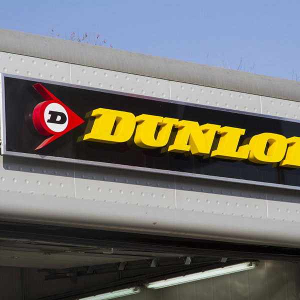 Dunlop channel letters Dunlop channel letters