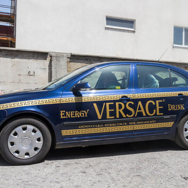Versace Energy Drink – брандиране на кола с 3M фолио Versace Energy Drink - брандиране на кола с 3M фолио