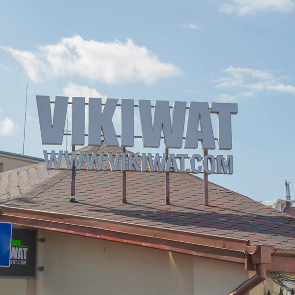Channel letters VIKIWAT Channel letters VIKIWAT