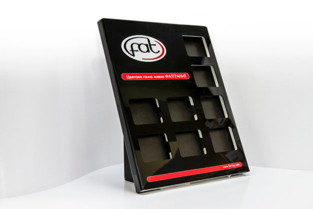 FAT acrylic sample device