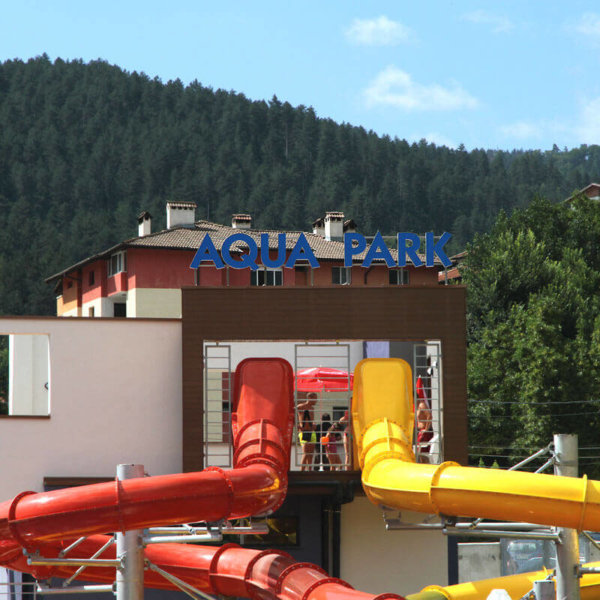 Брандиране на Aqua Park Persenk с обемни букви Брандиране на Aqua Park Persenk с обемни букви