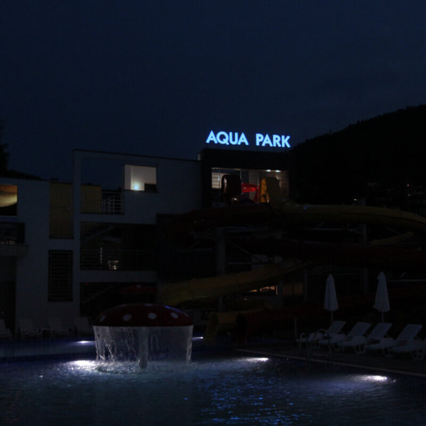 Обемни букви Aqua Park Persenk с G.O.Q. LED светлини