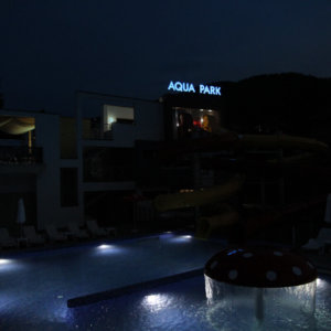 Обемни букви Aqua Park Persenk с G.O.Q. LED светодиоди