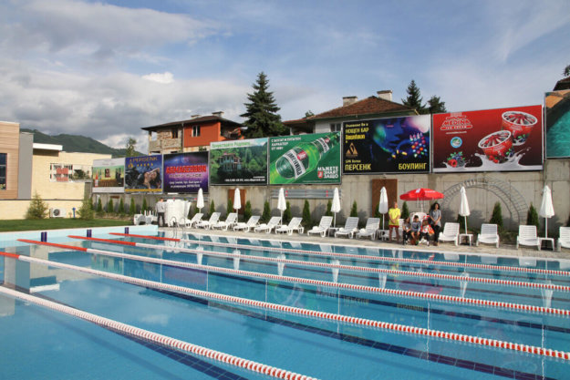 Fabric signs for Aquapark Perksenk, Devin