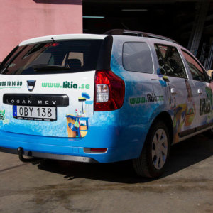 Брандиране на автомобил LitiaStad с фолио за дигитален печат
