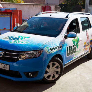 Брандиране на автомобил LitiaStad - външна реклама от Медия Дизайн