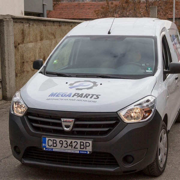 Vehicle branding for Megaparts Vehicle branding for Megaparts