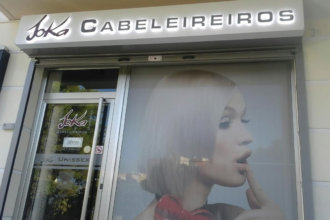 Illuminated channel letters produced for Joka Portugal