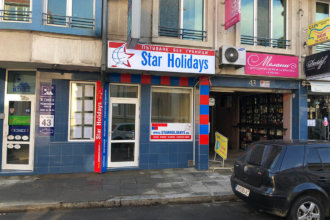 Full branding of travel agency Star Holidays