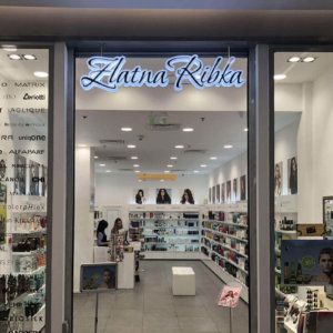 Media Design manufactured outdoor ad for Zlatna Ribka