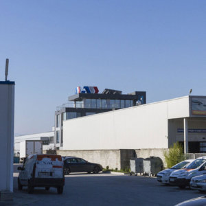 Светещо лого с LED осветление за сградата на АДД България