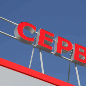 Illuminated acrylic letters for car service in Plovdiv